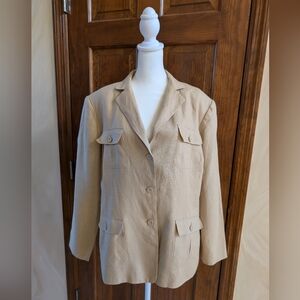 Merona Women's Beige Linen Blazer
